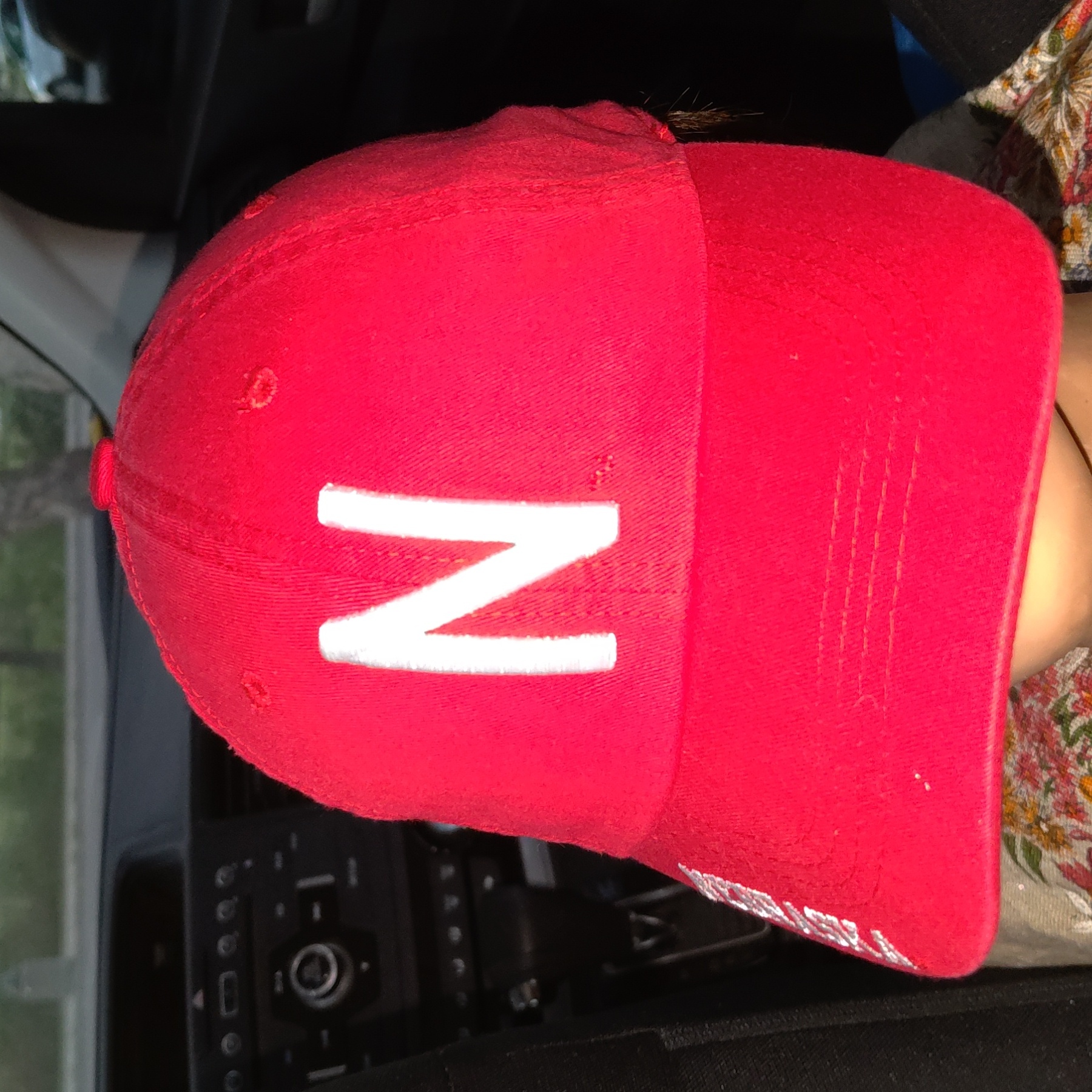Nebraska Embroidered Logo Strap Back Hat Cap